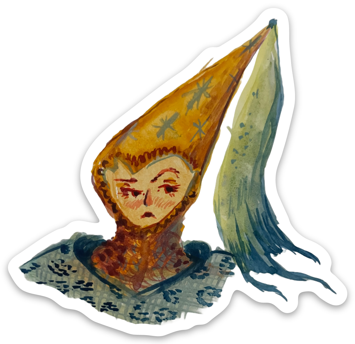 Medieval Girly Sticker