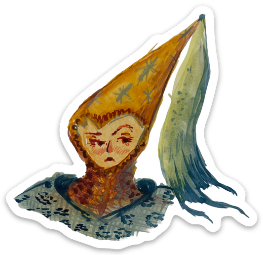 Medieval Girly Sticker